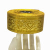 Golden Jacquard Lace For Wedding Gowns Decoration Only At Woven Lace & Border Reatilers and Manufactures In Surat