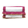 Hot Pink Golden Gota Frill Lace For Poshak Decoration Only At Woven Lace & Border Reatilers and Manufactures In Surat