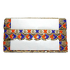 Orange Royal Blue Zari Sequins Lace For Dupatta Only At Woven Lace & Border Reatilers and Manufactures In Surat