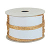 Spool of rope with a white label on a white background