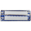 Heavy quality royal blue samosa lace for decoration,budget friendly lace, and large scale manufacture in surat.