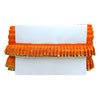 Heavy quality orange sequins gota patti frill lace for handicraft,budget friendly lace,large scale wholesaler in gujarat.