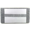 Rectangular cleaning pad with textured surface on a white background