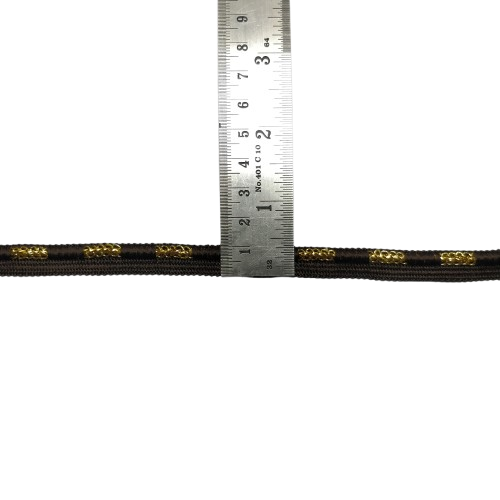 Kurlz 1/2 inch Designer Audi Ringed Piping for Lace Boutique Dresses, Bridal Dupatta, Blouses, DIY Crafts, Garment Edgings | Size: 20 yards