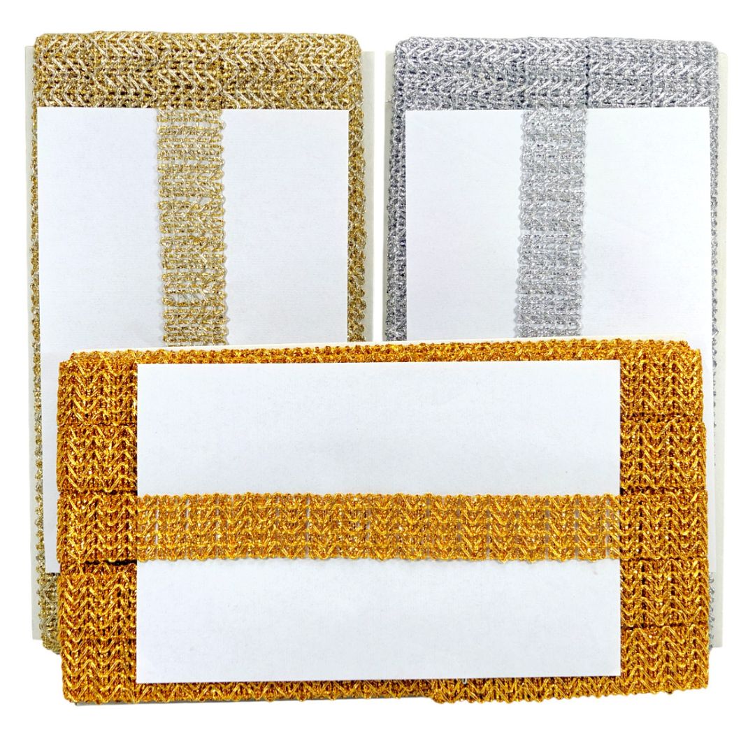 Three woven card holders in different colors on a white background