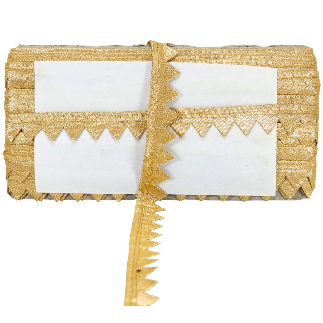 Roll of paper towels with decorative brown border on a white background