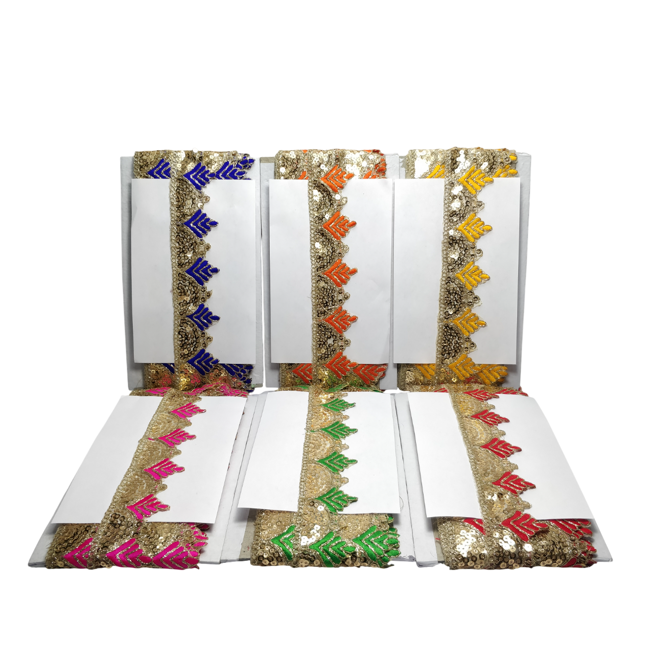 All Color Gota Patti Embroidery Trim Border For Craftwork Only At Woven Lace & Border Reatilers and Manufactures In Surat