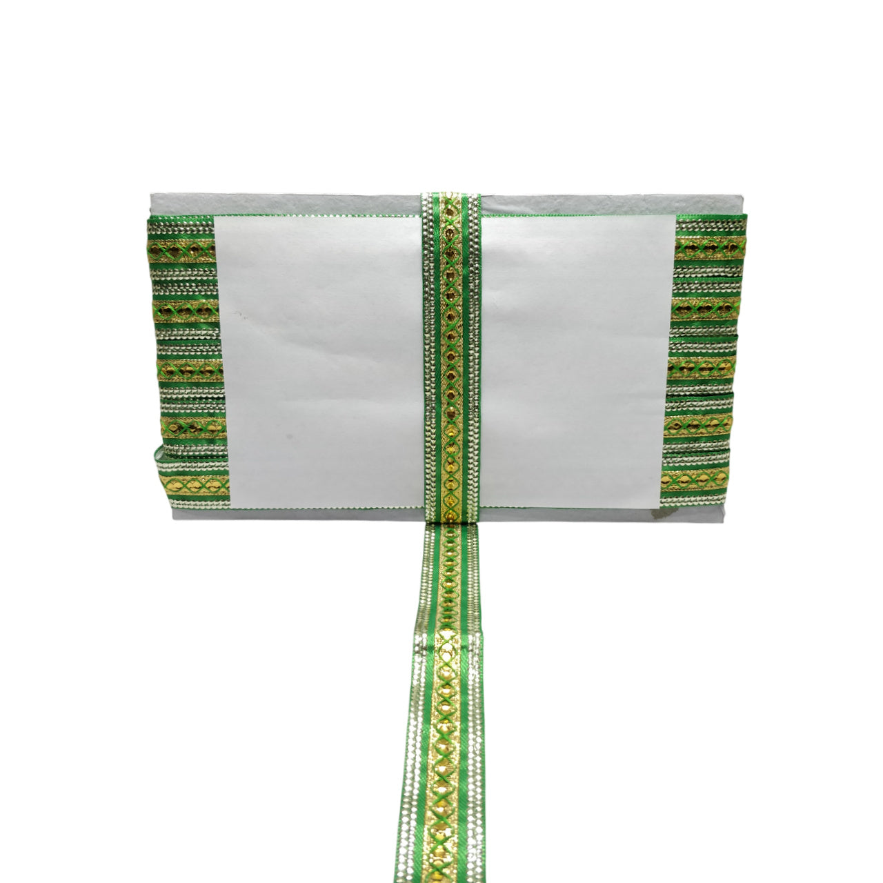  Green Gota Lace Border for saree and dress decoration Only At Woven Lace & Border Surat 