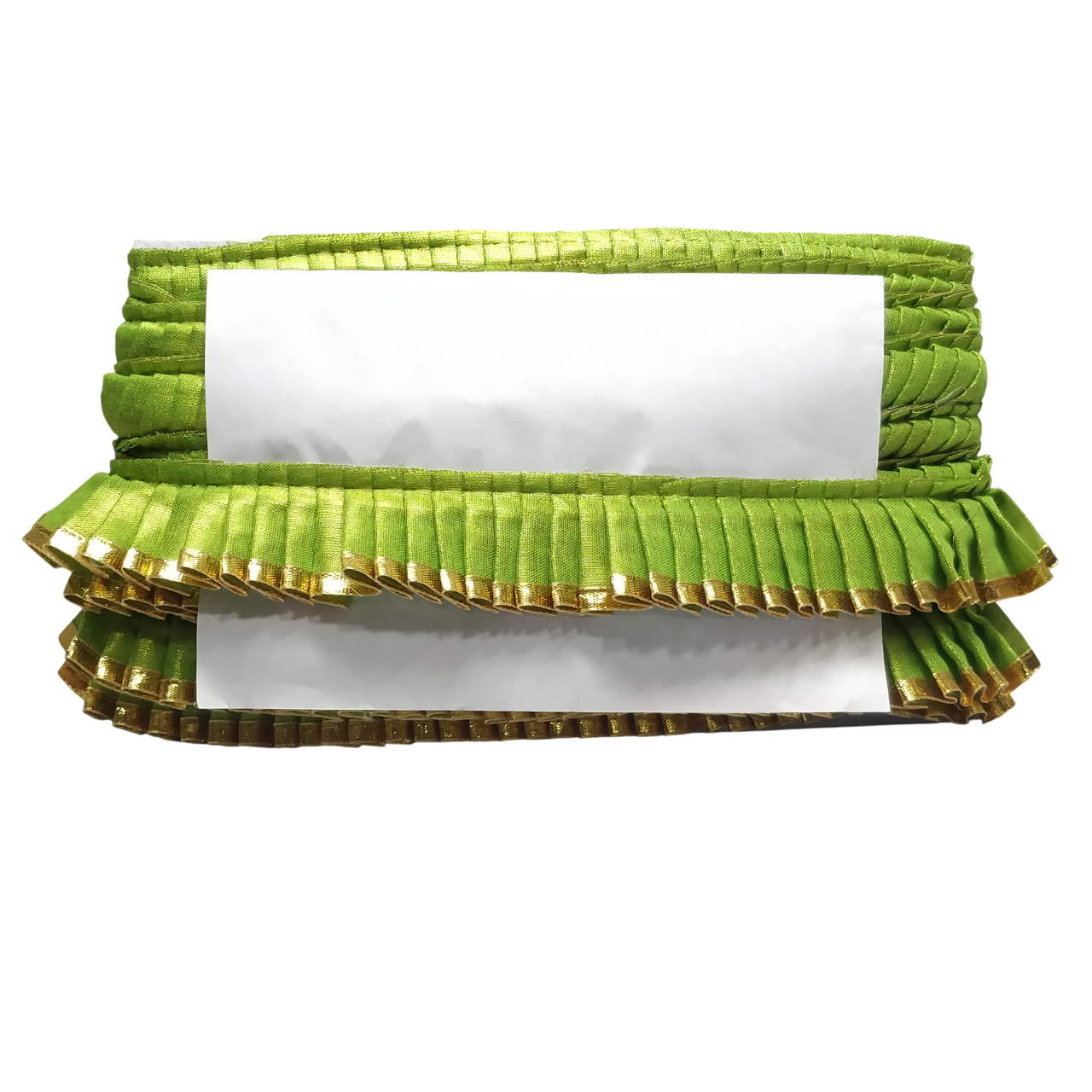 Green Zari Gota Patti Border For Lehenga Saree And Dress Decoration Only At Woven Lace & Border Reatilers and Manufactures In Surat