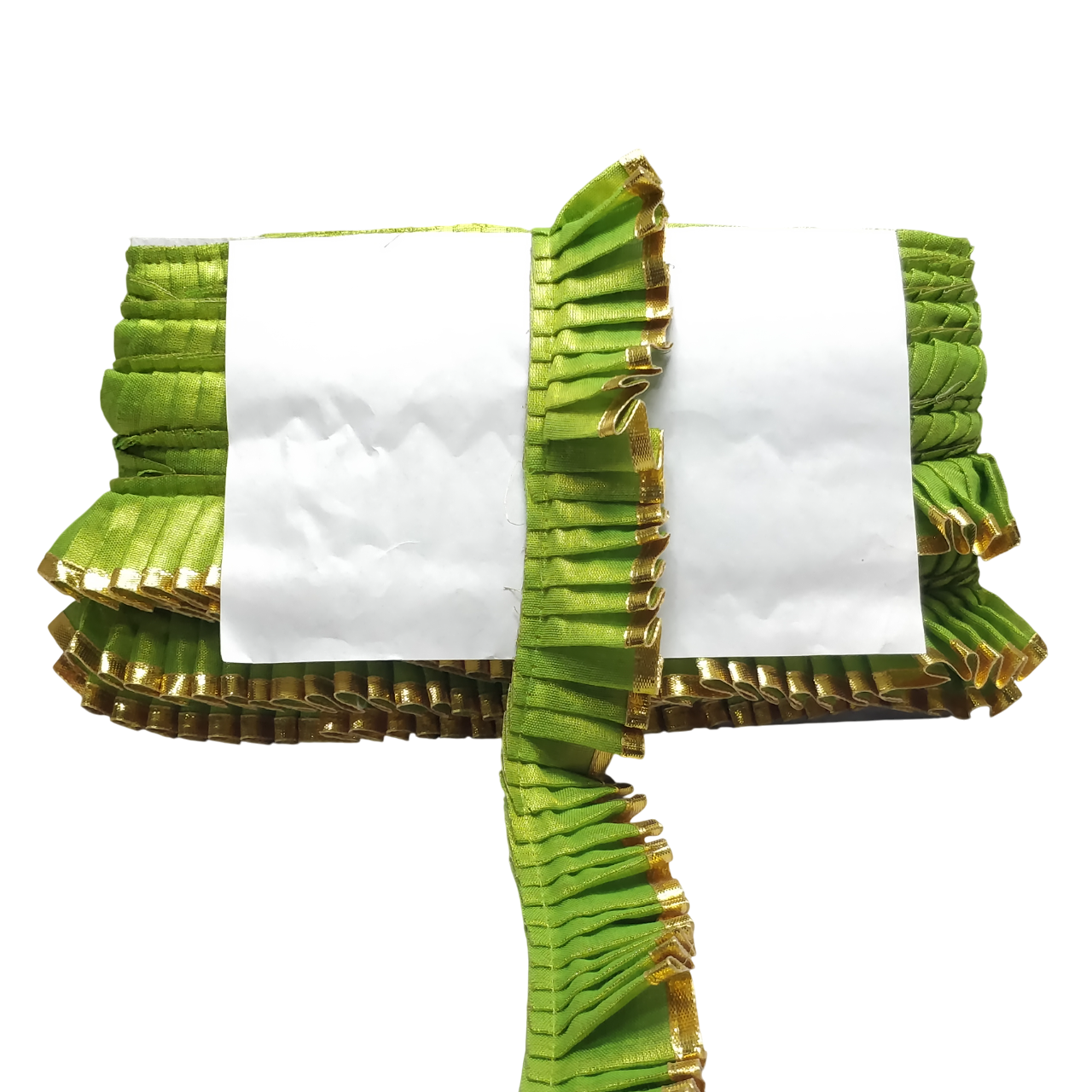 Green Zari Gota Patti Border For Lehenga Saree And Dress Decoration Only At Woven Lace & Border Reatilers and Manufactures In Surat
