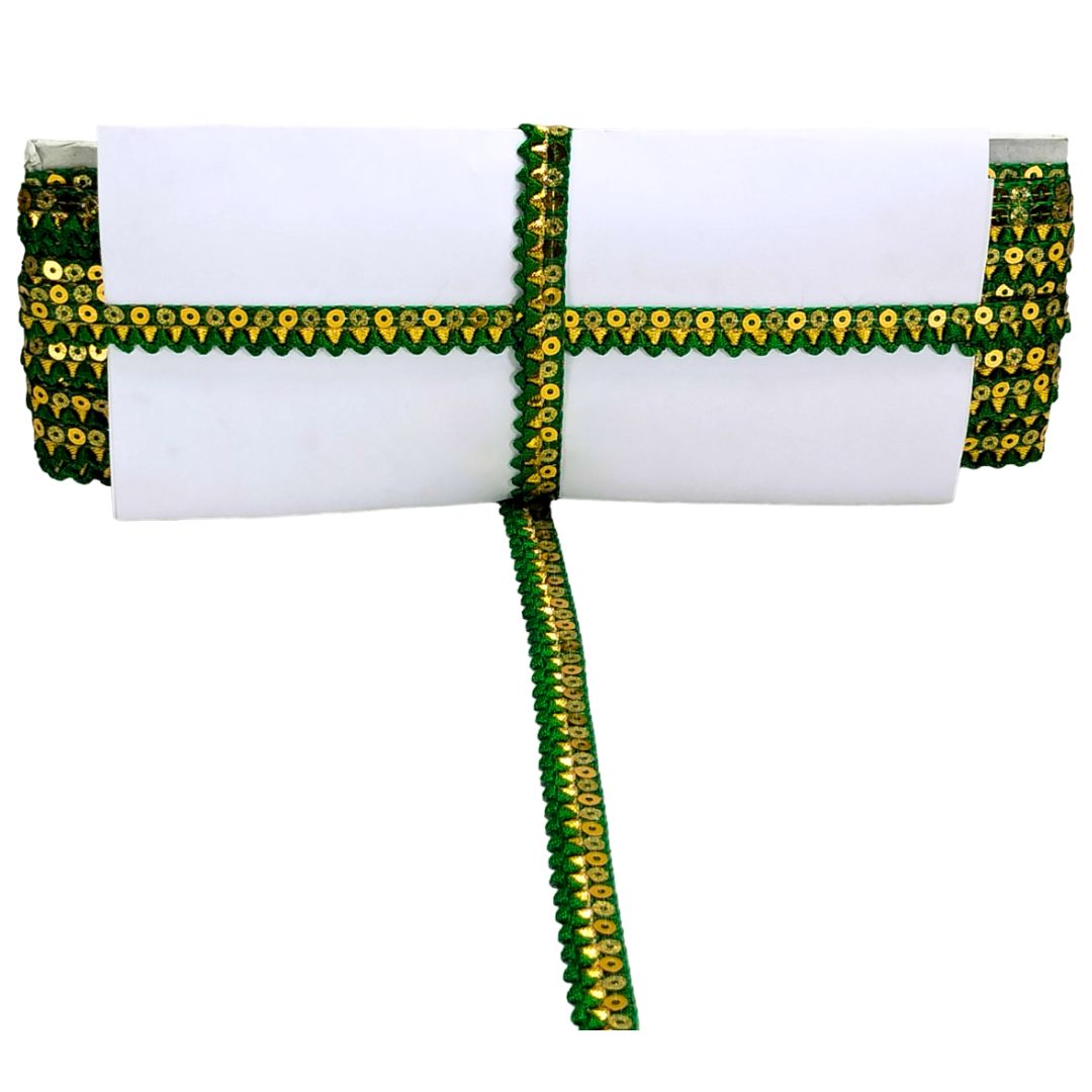 White clutch with Green and yellow floral patterns on a white background
