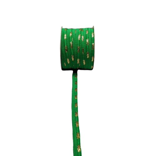 Kurlz 1/2 inch Designer Audi Ringed Piping for Lace Boutique Dresses, Bridal Dupatta, Blouses, DIY Crafts, Garment Edgings | Size: 20 yards