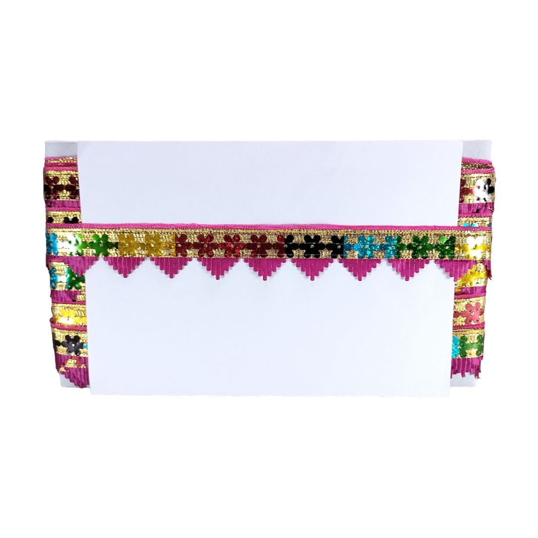 Colorful decorative item with a white background