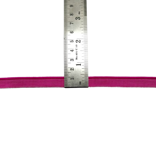 Hot Pink Narrow Piping Lace For  Saree Dress Only At Woven Lace & Border Reatilers and Manufactures In Surat