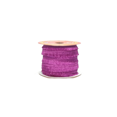 Lavender Fringe Trim Tassel Lace border Saree Dress Only At Woven Lace & Border Reatilers and Manufactures In Surat