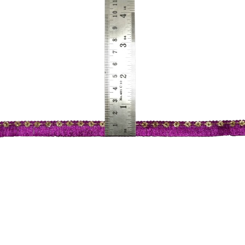 Lavender Jhalar Lace For Fashion Accessories and Saree Dress Only At Woven Lace & Border Reatilers and Manufactures In Surat