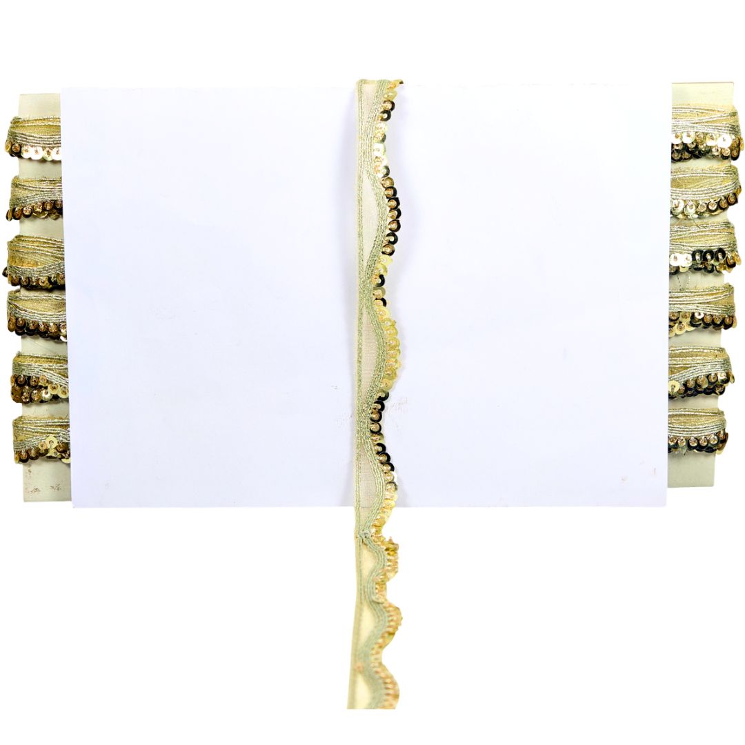 Decorative wall art with gold accents on a white background