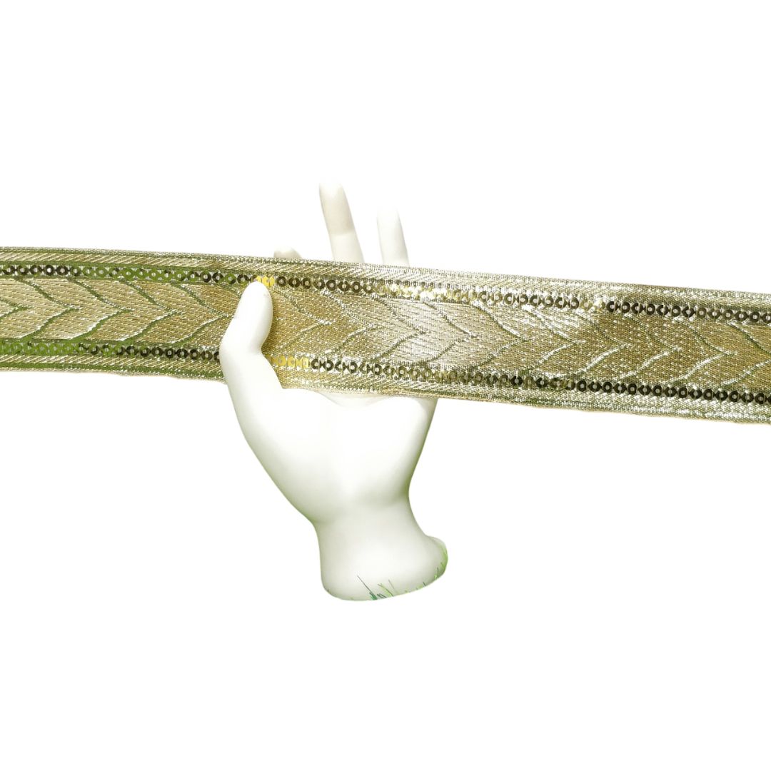 Fancy Zari Lace For Blouses Decoration Only At Woven Lace & Border Reatilers and Manufactures In Surat