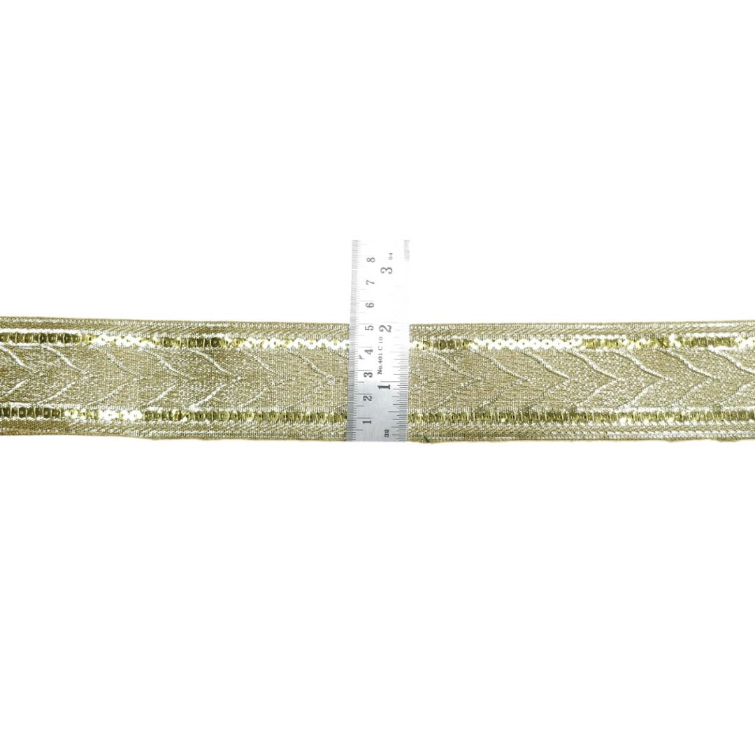 Fancy Zari Lace For Blouses Decoration Only At Woven Lace & Border Reatilers and Manufactures In Surat