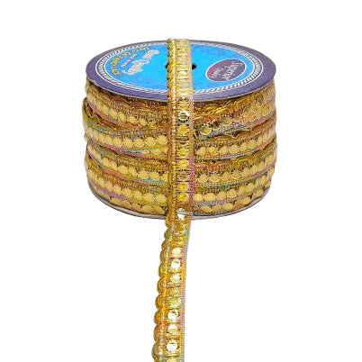 Light Multy Jhalar Lace Border For Saree And Dress Decoration Only At Woven Lace & Border Reatilers and Manufactures In Surat