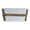 Decorative box with colorful patterns on a white background