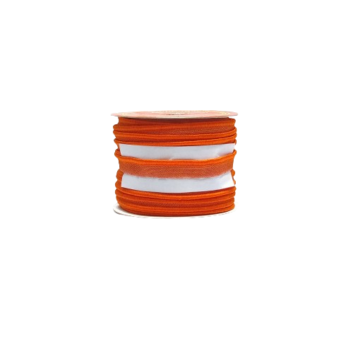 Orange  Narrow Piping Lace For  Saree Dress Only At Woven Lace & Border Reatilers and Manufactures In Surat