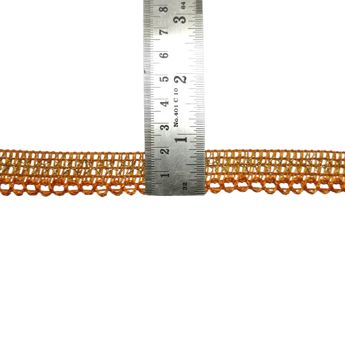 Orange decorative fabric border Saree Dress Only At Woven Lace & Border Reatilers and Manufactures In Surat