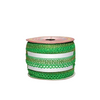 Parrot Green decorative fabric border Saree Dress Only At Woven Lace & Border Reatilers and Manufactures In Surat