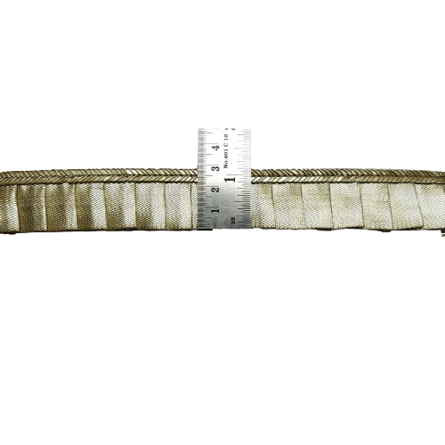 Kurlz 1 inch Exclusive Gota Patti Frill Lace for Bridal Dupatta, Wedding Saree & Lehenga, Party Dresses & Puja Aasan  | Size: 9 yards