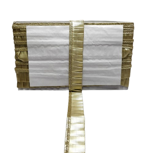 Kurlz 1 inch Exclusive Gota Patti Frill Lace for Bridal Dupatta, Wedding Saree & Lehenga, Party Dresses & Puja Aasan  | Size: 9 yards