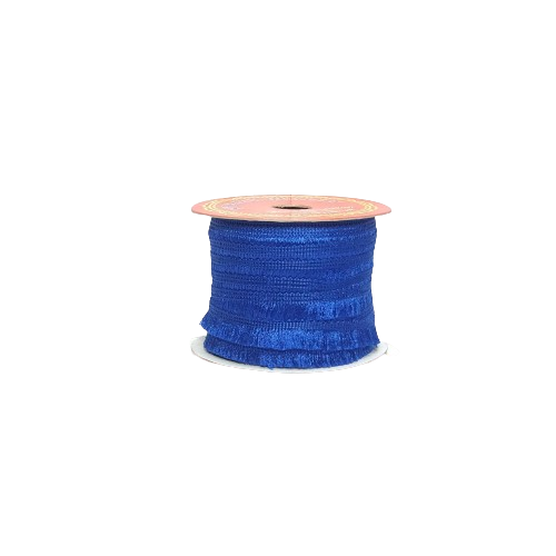 Royal Blue Fringe Trim Tassel Lace border Saree Dress Only At Woven Lace & Border Reatilers and Manufactures In Surat