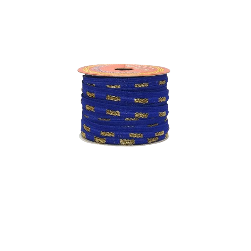 Kurlz 1/2 inch Designer Audi Ringed Piping for Lace Boutique Dresses, Bridal Dupatta, Blouses, DIY Crafts, Garment Edgings | Size: 20 yards