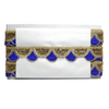 Royal Blue With Golden Sequins Embroidery Lace For Dupatta Saree And Dress Decoration Only At Woven Lace & Border Reatilers and Manufactures In Surat