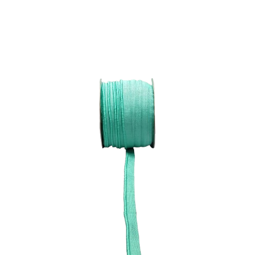 Sea Green Narrow Piping Lace For Fashion Accessories and Saree Dress Only At Woven Lace & Border Reatilers and Manufactures In Surat