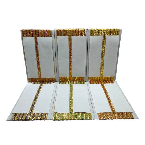 Sequins with Gota Fabric Lace for saree and lehenga Manufactuer And Retailer In Surat woven Lace & Border.