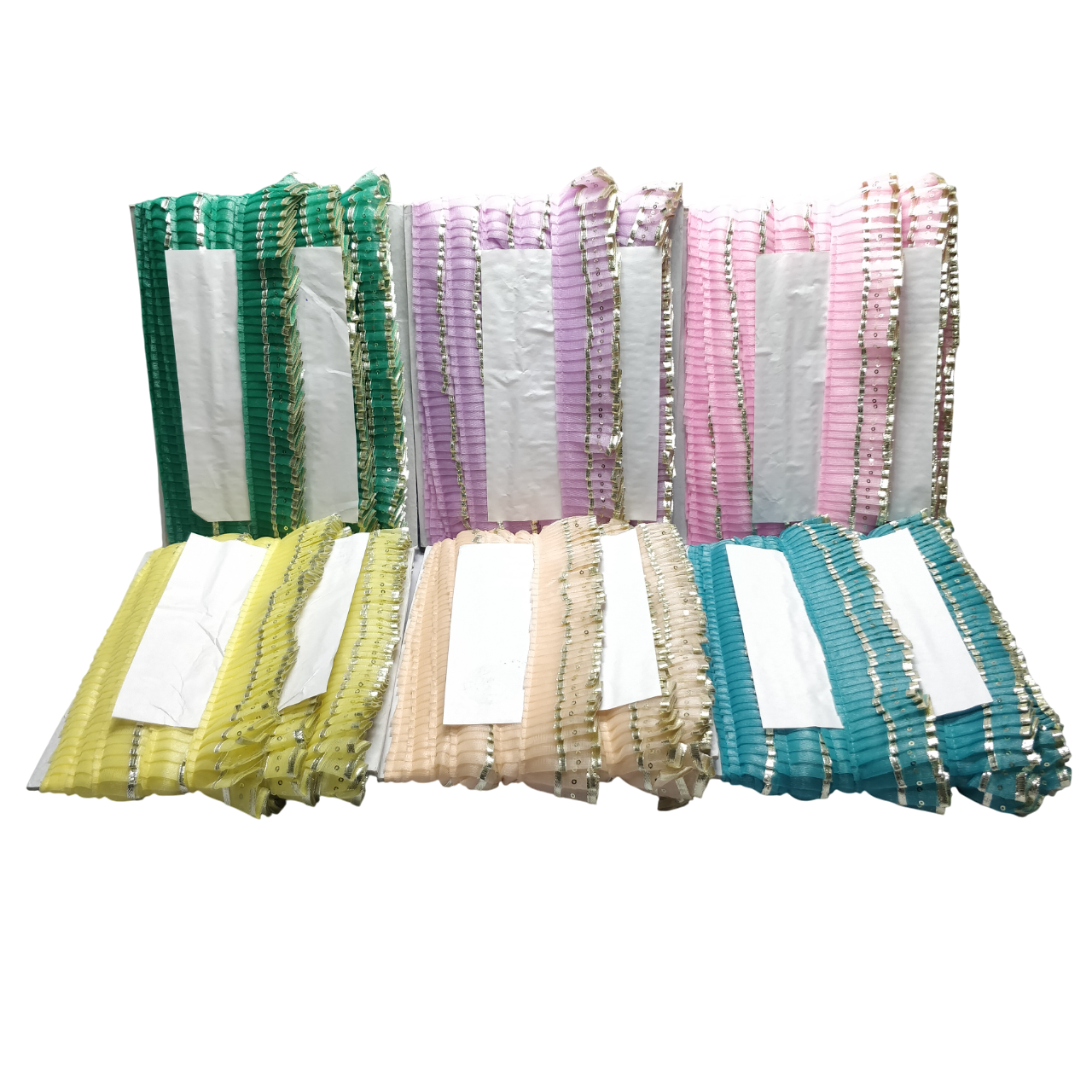 All Colors Silver Gota Frill Lace Border For Ghagra Only At Woven Lace & Border Reatilers and Manufactures In Surat
