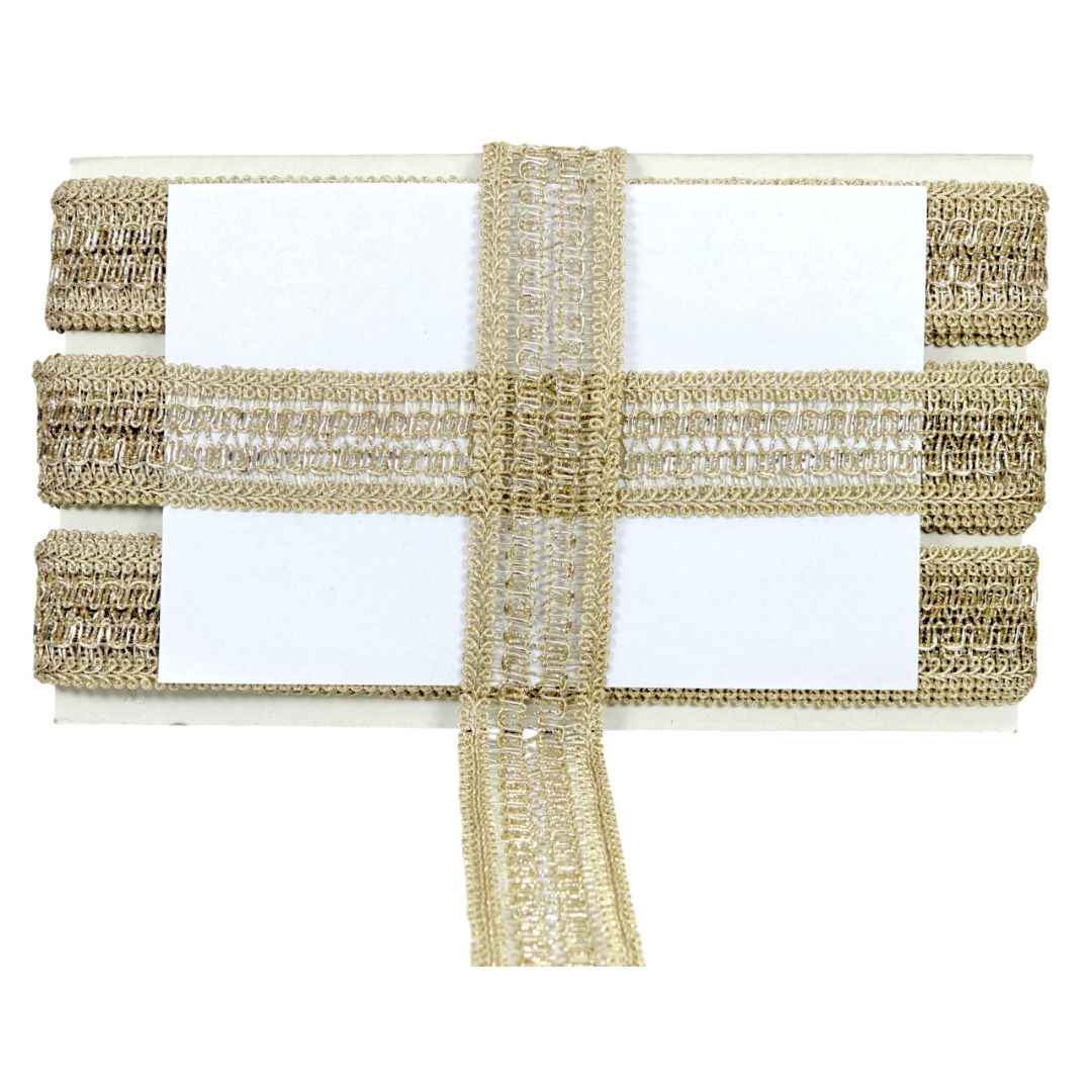 Decorative ribbon with a checkered pattern on a white background