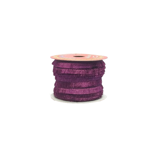 Wine Fringe Trim Tassel Lace border Saree Dress Only At Woven Lace & Border Reatilers and Manufactures In Surat