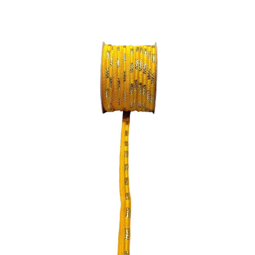 Kurlz 1/2 inch Designer Audi Ringed Piping for Lace Boutique Dresses, Bridal Dupatta, Blouses, DIY Crafts, Garment Edgings | Size: 20 yards